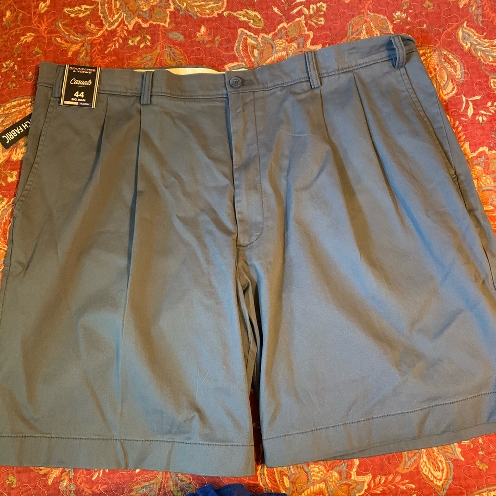 Roundtree & Yorke “Big man” blue/grey shorts size 44